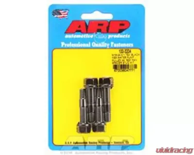 ARP 5/16-24 X 1.750 Black Hex Water Pump Pulley w/ .500in Fan Spacer Stud Kit - 100-3204