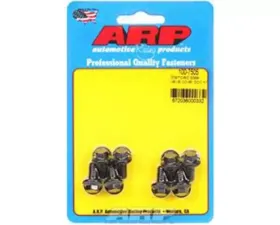 ARP Bolts ARP Stamped Steel Hex Valve Cover Bolt Kit, Chromoly, Black Oxide, 1/4-20, Set of 8