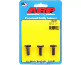 ARP Bolts ARP 134-1001 SB & BB Chevy Cam Bolt Kit, Chromoly, Black Oxide, Set of 3