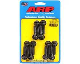 ARP Bolts ARP Chevy LS 3/8in Flange Hex Header Bolt Kit, Steel, Black Oxide, Set of 12