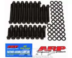 ARP Bolts ARP 134-3601 SB Chevy Hex Head Bolt Kit, Chromoly, Black Oxide Finish