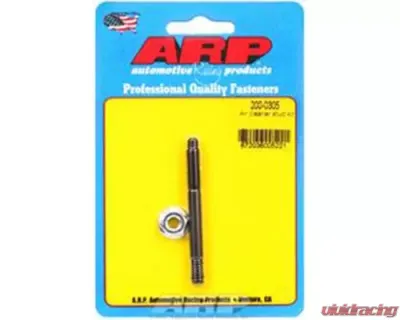 ARP 1/4in x 2.700 Air Cleaner Stud Kit, Steel, Black Oxide Finish, Hex Nut Included - 200-0305