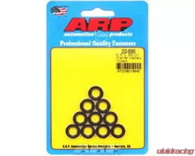 ARP Bolts 5/16in ID .550in OD Black Chamfer Washers, Chromoly, 10 Pack - 200-8585