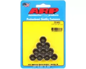 ARP Bolts 5/16-24 Hex Nut Kit, Black Oxide, Steel, 10 Pack, 180,000 psi Yield Strength