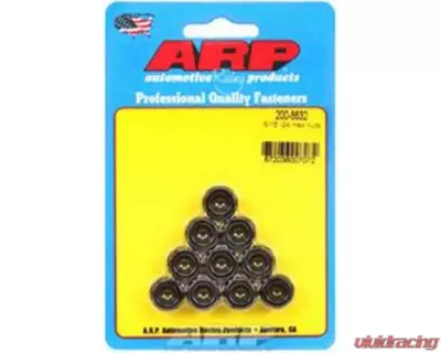 ARP Bolts 5/16-24 Hex Nut Kit, Black Oxide, Steel, 10 Pack, 180,000 psi Yield Strength - 200-8632