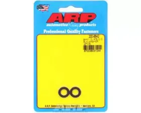 ARP Bolts ARP M8 Black Washers 0.575 OD Chromoly 2 Pack - Hardened, 0.062 Thick