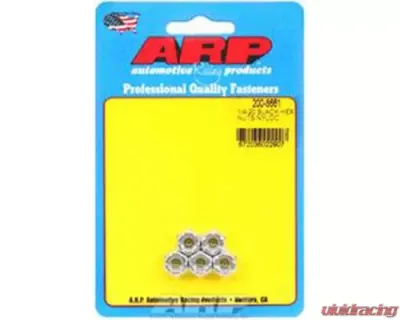 ARP 1/4-20 CAD Coarse Nyloc Hex Nut Kit (Pack of 5) - 200-8661