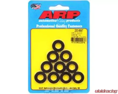 ARP Bolts 3/8in ID 3/4in OD Black Washers Set of 10 Chromoly Hardened 200-8687 - 200-8687