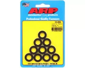 ARP Bolts M10 ID 3/4in OD Black Chamfer Washers 10 Pack Chromoly 200-8689