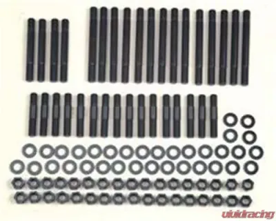 ARP Bolts ARP Chevy V6 12pt Undercut Head Stud Kit 8740 Chromoly Black Oxide Finish - 233-4601