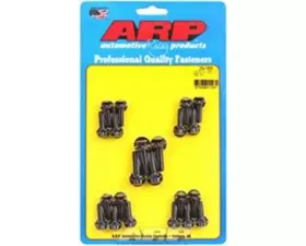 ARP Bolts ARP SB Ford 12pt Oil Pan Bolt Kit, Chromoly, Black Oxide Finish, Includes Washers