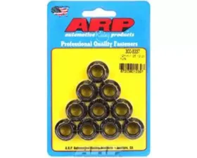 ARP M12 X 1.25 12pt Nut Kit, Steel Black Oxide, Pack of 10, 14mm Wrench Diameter