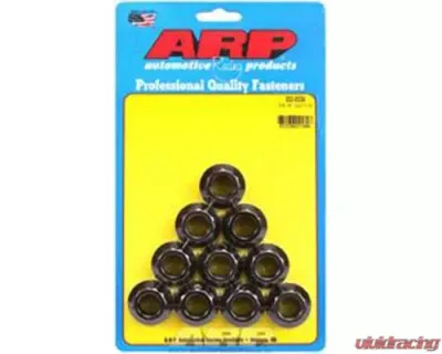 ARP Bolts ARP 5/8-18in 12pt Nut Kit, Steel, Black Oxide, Pack of 10 - 300-8339