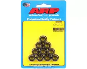 ARP Bolts M10 x 1.25 12pt Nut Kit, Steel, Black Oxide Finish, 10 Pack