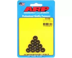 ARP Bolts ARP M7 x 1.00 12pt Nut Kit, Steel Black Oxide, 10-Pack