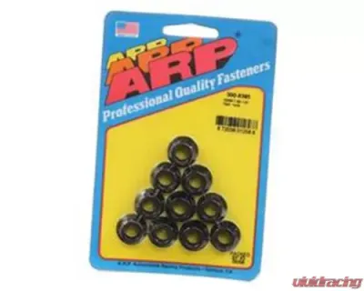 ARP Bolts 3/8-24 1/2 Socket 12pt Nut Kit Black Oxide Steel, 150,000 psi Yield Strength - 300-8372