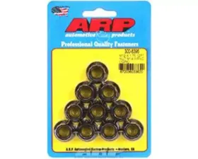ARP Bolts M12 x 1.75 M14 Socket 12pt Nut Kit, Steel, Black Oxide Finish, 150,000 psi