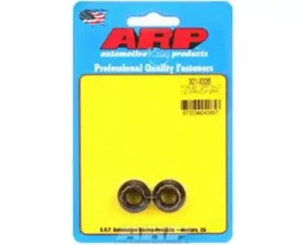 ARP Bolts 7/16in-20 1/2in Socket 12pt Nut Kit, Steel, Black Oxide, 2 Pack