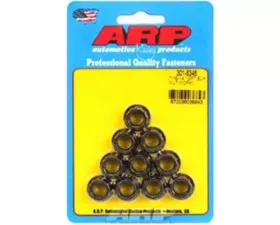 ARP Bolts 7/16in-14 12pt Nut Kit, Steel Black Oxide Finish, Set of 10