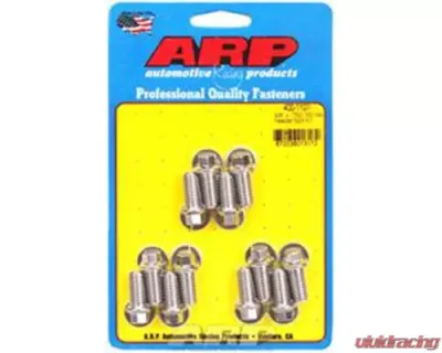 ARP 3/8 x 0.750 Stainless Steel Hex Header Bolt Kit - Polished Finish - 400-1107