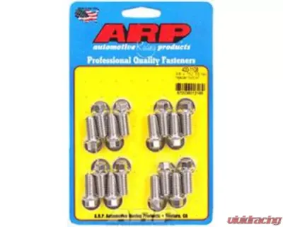 ARP 3/8 x 0.750 Stainless Steel Hex Header Bolt Kit, Set of 16 - 400-1108