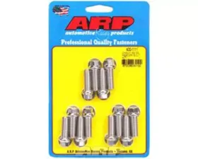 ARP Bolts ARP SB Chevy Stainless Steel Hex Header Bolt Kit 3/8-16, Set of 12