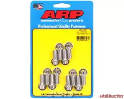 ARP 3/8 x 0.750 Stainless Steel 12pt Header Bolt Kit, Set of 12 - 400-1207