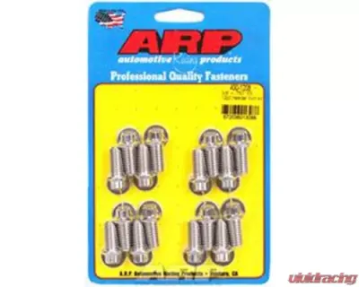 ARP 3/8 x 0.750 Stainless Steel 12pt Header Bolt Kit, Set of 16 - 400-1208