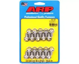 ARP Bolts ARP 400-1802 SB Mopar & Pontiac SS Hex Oil Pan Bolt Kit, Stainless Steel