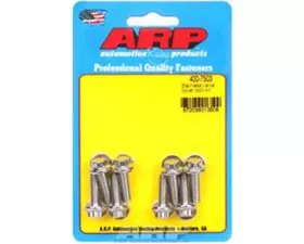 ARP Bolts ARP Cast Aluminum Valve Cover 1/4in 12pt Bolt Kit, Stainless Steel, Set of 8
