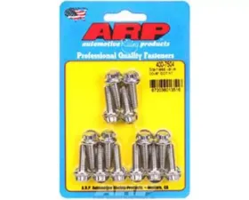 ARP Stainless Steel Valve Cover Bolt Kit 1/4-20 in. Polished 12-Point 400-7504