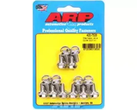ARP Stainless Steel Valve Cover Bolt Kit 400-7506, 1/4-20 Hex Head, Polished Finish