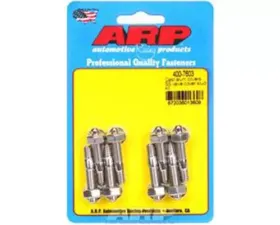 ARP Bolts Cast Aluminum Valve Cover Stud Kit, 1/4in SS Hex, Polished Finish, Includes Washers