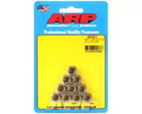 ARP Bolts M8 x 1.25 12pt Stainless Steel Nut Kit - Set of 10, Polished Finish