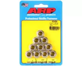ARP Bolts ARP M10 x 1.25 Stainless Steel 12pt Nut Kit (10/pkg)