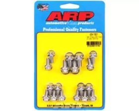 ARP Bolts ARP 434-1801 SB Chevy 12pt Stainless Steel Oil Pan Bolt Kit with Washers