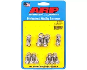ARP Bolts ARP 434-1802 SB Chevy Stainless Steel Hex Oil Pan Bolt Kit with Washers