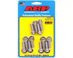 ARP Bolts ARP 434-2101 SB Chevy 12pt Intake Manifold Bolt Kit, Stainless Steel, 3/8-16