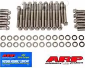 ARP Bolts ARP SB Chevy 12pt Stainless Steel Head Bolt Kit 434-3701 with Washers