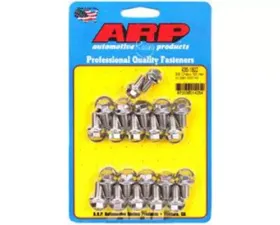 ARP Bolts ARP 435-1802 BB Chevy SS Hex Oil Pan Bolt Kit, Stainless Steel, Polished Finish