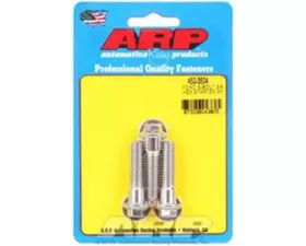 ARP Bolts ARP Ford 3-Bolt Hex Starter Bolt Kit, Stainless Steel, Polished, Set of 3