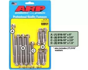 ARP Bolts ARP Ford Stainless Steel Hex Timing Cover and Water Pump Kit 454-1502