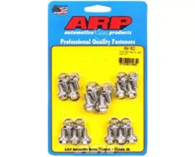 ARP Bolts ARP Ford Stainless Steel Hex Oil Pan Bolt Kit 454-1802 with Washers