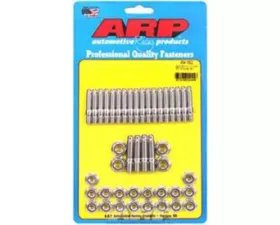 ARP Bolts ARP Ford 302/351W Oil Pan Stud Kit with Side Rail, Stainless Steel, Polished Finish