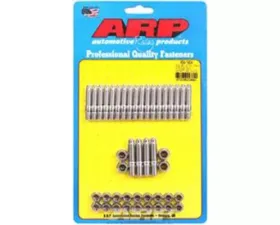 ARP Bolts ARP Ford 302/351W Oil Pan Stud Kit, Polished Stainless Steel, 12-Point Nuts