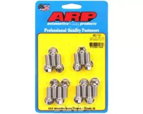 ARP Bolts Stainless Steel Header Bolt Kit for Olds 330-455, 3/8in Hex, Polished Finish