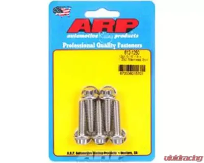 ARP 5/16 Inch-18 x 1.250 Stainless Steel 12pt Bolts with Washers (5/pkg) - 612-1250