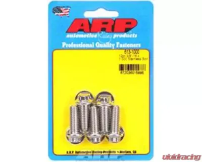 ARP Bolts 3/8in-16 x 1.000 12pt Stainless Steel Fasteners (5/pkg) - 613-1000