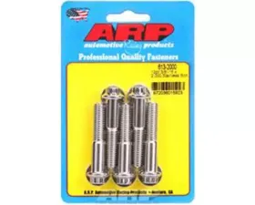 ARP 3/8-16 x 2.000 Stainless Steel 12pt Bolts Set of 5 with Washers, Polished Finish