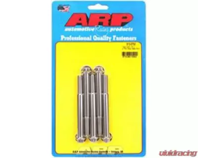 ARP Bolts 3/8in-16 x 3.750 Stainless Steel 12pt Fasteners with Washers (5/pkg) - 613-3750